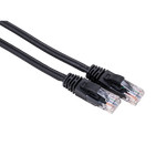 Nettverkskabel Cat.6 UTP Sort 0,3m