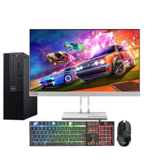 GOAT Gaming PC Starter Pack Entry 24&quot;,RX 6400, i5-9400, 16GB, 240GB, W11