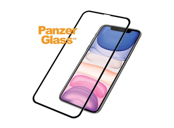 PanzerGlass skjermbeskytter iPhone XR/11 Herdet glass, Sort ramme 