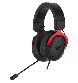 ASUS TUF GAMING H3 R&#248;d Surround,R&#248;d,Over-ear,1,3m kabel