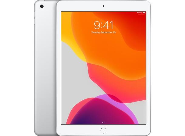 iPad 7 (2019) 32GB Sølv WiFi Nettbrett, 10,2", Grade A+ 95% 