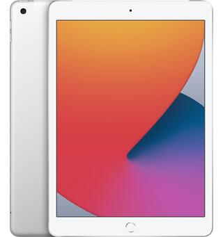 iPad 8 (2020) 128GB WiFi S&#248;lv Nettbrett, 10,2&quot;, Grade B 85%