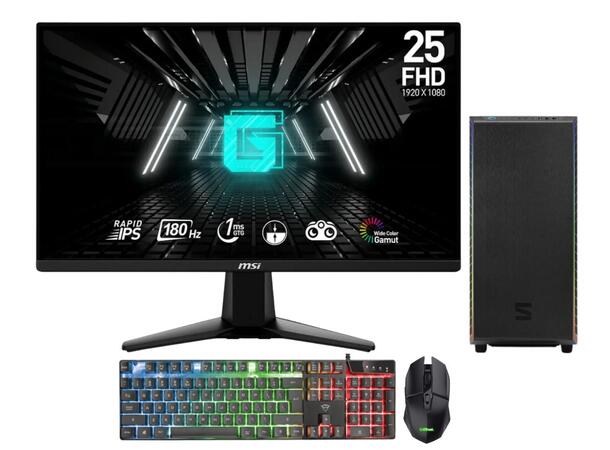 Gaming PC Starter Pack e-Sport Edition – Brukt Gaming PC med Skjerm