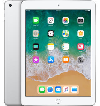 iPad 6 (2018) 128GB 4G S&#248;lv Nettbrett, 9,7&quot;, Grade A+ 95%