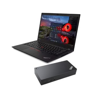 Lenovo Thinkpad T495s Pakke B&#230;rbar PC + Docking stasjon