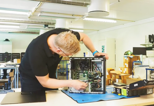 Slik bygger vi GOAT Gaming-PC-ene våre!