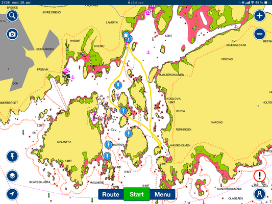 Beste brukte iPad til båtnavigasjon!