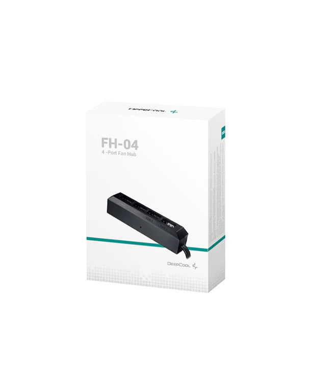 DeepCool FH-04 Fan Hub – 4-Pin PWM, 4 Porter
