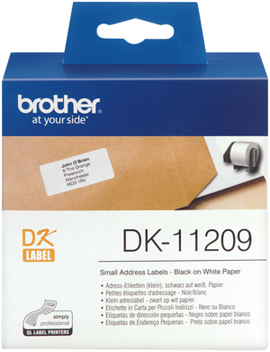 BROTHER Adressetikett 29x62mm 800st DK-11209
