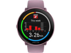Polar Ignite 3 43mm GPS pulsklokke (lilla), størrelse S/L