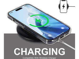 iiglo iPhone 15 Pro Silikondeksel gjennomsiktig