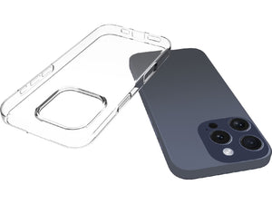 iiglo iPhone 16 Pro Silikondeksel gjennomsiktig