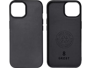 GRE8T iPhone 15 silikondeksel (sort)