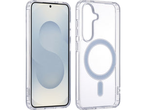 iiglo Galaxy S25 Magnetic Clear Case gjennomsiktig