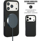 iiglo iPhone 17 Pro Magnetic Silikondeksel sort