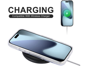 iiglo iPhone 18 Pro Max/ 17 Pro Max Magnetic Silikondeksel gjennomsiktig