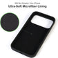 iiglo iPhone 17 Pro Max Magnetic Silikondeksel sort