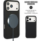 iiglo iPhone 17 Pro Max Magnetic Silikondeksel sort