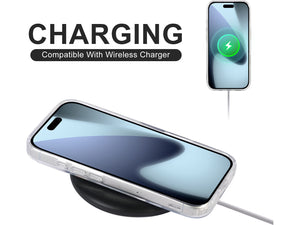 iiglo iPhone 18 Pro / 17 Pro Magnetic Silikondeksel gjennomsiktig