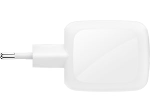 Belkin Dual USB-C PD GaN 67W vegglader hvit