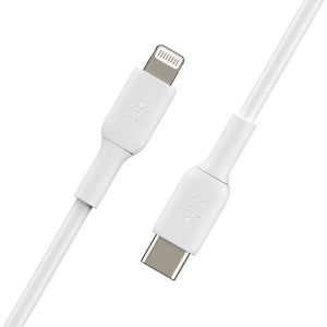 Belkin USB-C til Lightning kabel 1 m Hvit Bulk