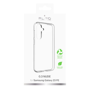 Puro Galaxy S23 FE Silikondeksel gjennomsiktig