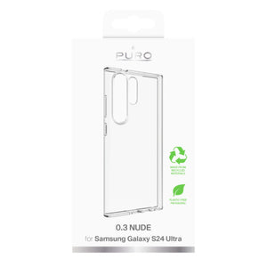 PURO Samsung Galaxy S24 Ultra Silikondeksel (gjennomsiktig)