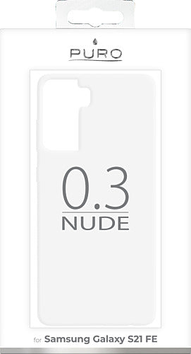 PURO Samsung Galaxy S21 FE Silikondeksel (gjennomsiktig)