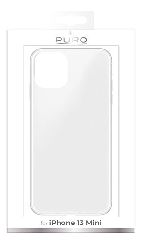 PURO iPhone 13 Mini Silikondeksel (gjennomsiktig)