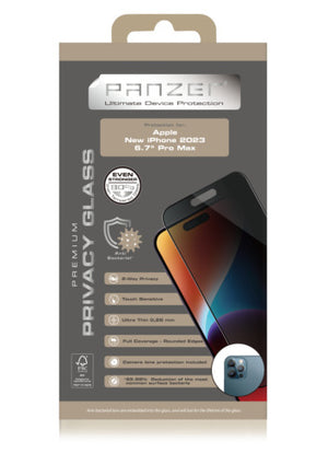 Panzer skjermbeskytter iPhone 15 Pro Max Privacy