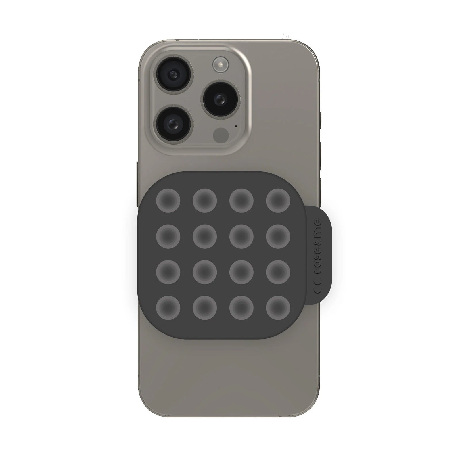 Case&Me dobbeltsidig sugekoppholder til mobil