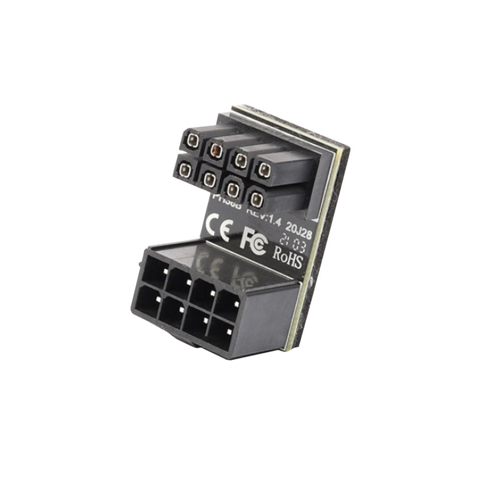 ATX 6/8-pins vinklet adapter – Hunn-til-Hann for grafikkort