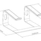 DELTACO Stativ i aluminum for bærbar PC
