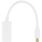 DELTACO Mini DisplayPort ti HDMI adapter 0,2m Hvit