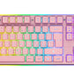 DELTACO GAMING Tastatur rosa