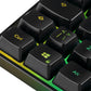 DELTACO GAMING DK240 Mini RGB 60% Gaming tastatur