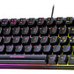 DELTACO GAMING DK240 Mini RGB 60% Gaming tastatur