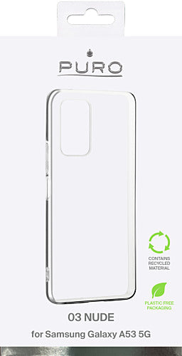 PURO Samsung Galaxy A53 Silikondeksel (gjennomsiktig)