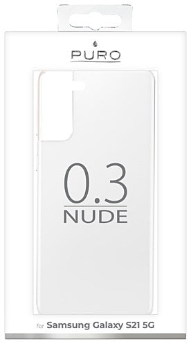 PURO Galaxy S21 Silikondeksel (gjennomsiktig)