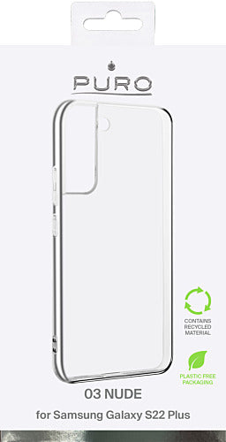 PURO Samsung Galaxy S22 Plus Silikondeksel (gjennomsiktig)