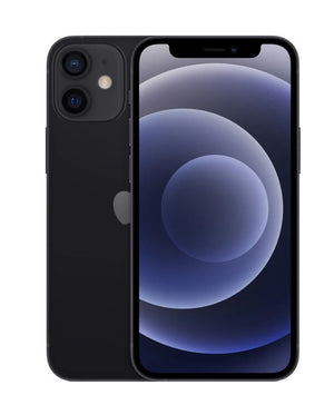 iPhone 12 64 GB Sort med påmontert skjermbeskytter