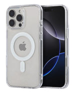 iiglo iPhone 16 Pro Max Magnetic Clear Case (gjennomsiktig)