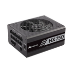 CORSAIR HX750 750W – Leveres uten kabler