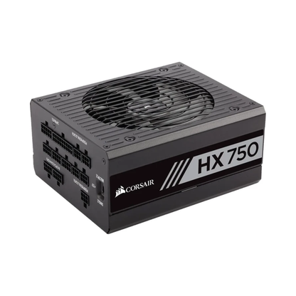 CORSAIR HX750 750W – Leveres uten kabler