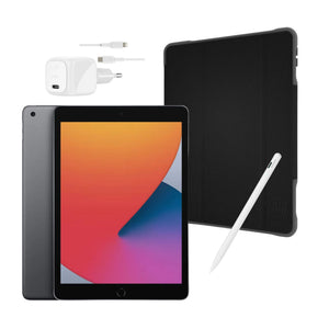 Studentpakke iPad 8 (2020) 128GB Stellargrå
