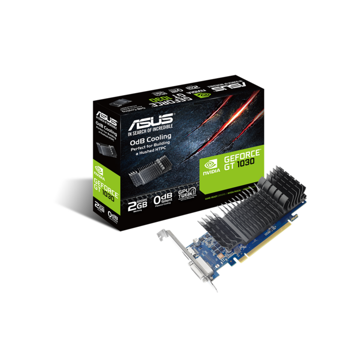 ASUS Geforce GT 1030 2GB Silent Skjermkort 