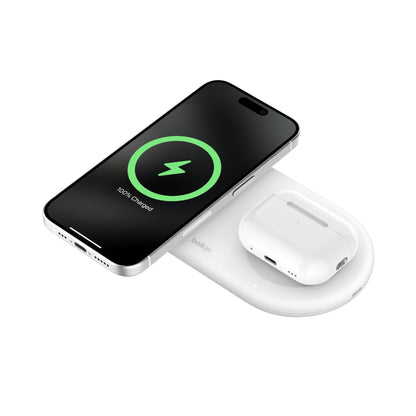 Belkin Qi2 15W 2-in-1 trådløs lader