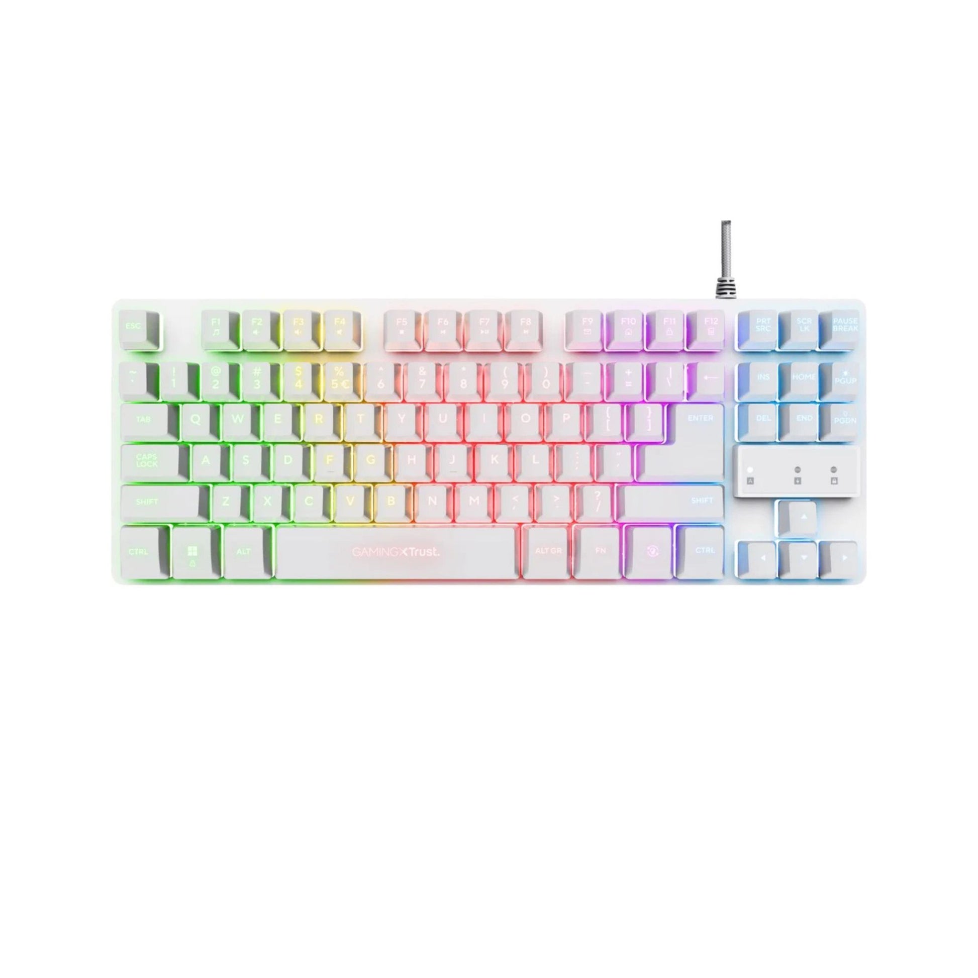 TRUST GXT 833 THADO TKL Hvit Tastatur