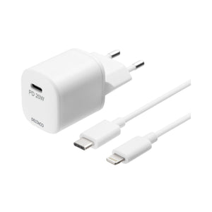 Vegglader USB-C med Lightning-kabel