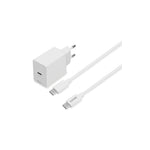 USB-C PD vegglader med USB-C kabel